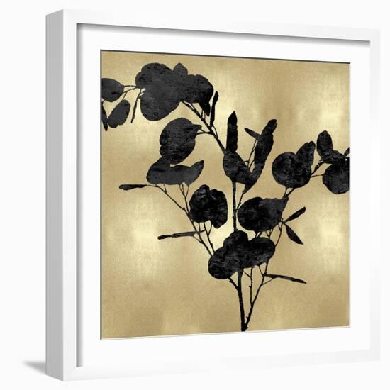 Nature Black on Gold III-Danielle Carson-Framed Art Print