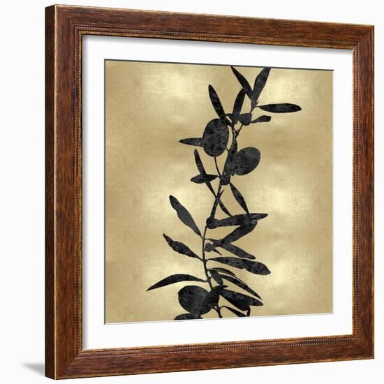 Nature Black on Gold IV-Danielle Carson-Framed Art Print