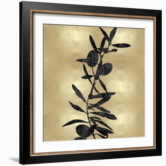 Nature Black on Gold IV-Danielle Carson-Framed Art Print