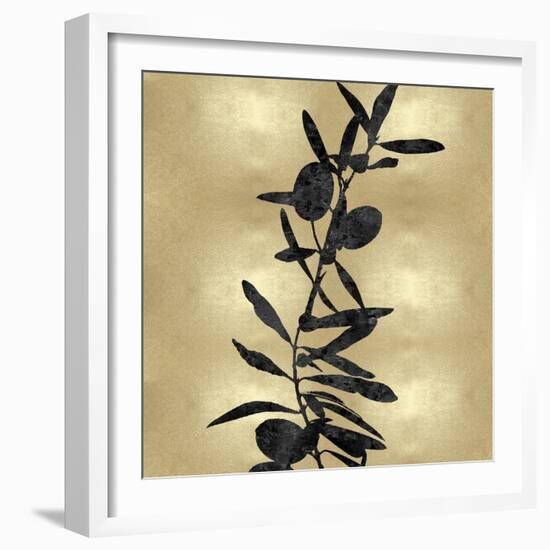 Nature Black on Gold IV-Danielle Carson-Framed Art Print