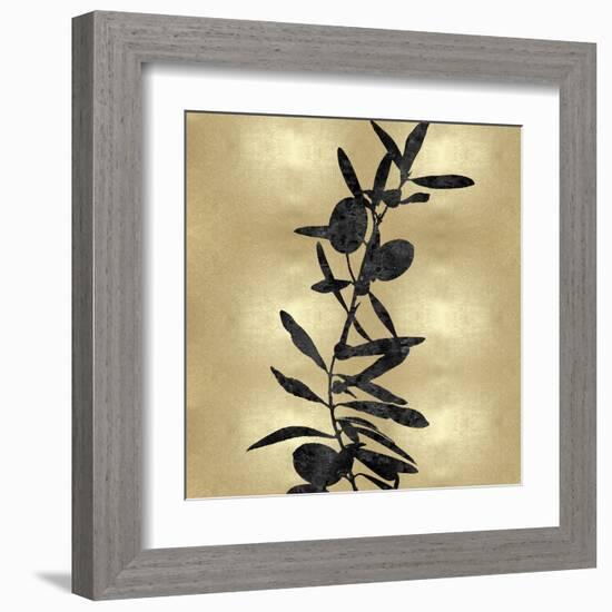 Nature Black on Gold IV-Danielle Carson-Framed Art Print