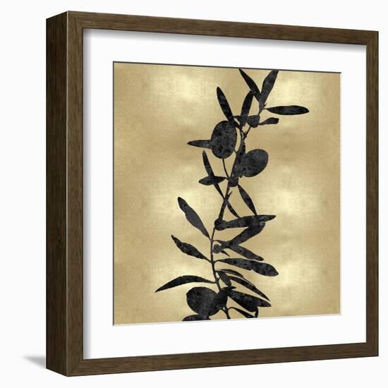 Nature Black on Gold IV-Danielle Carson-Framed Art Print