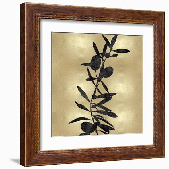 Nature Black on Gold IV-Danielle Carson-Framed Art Print