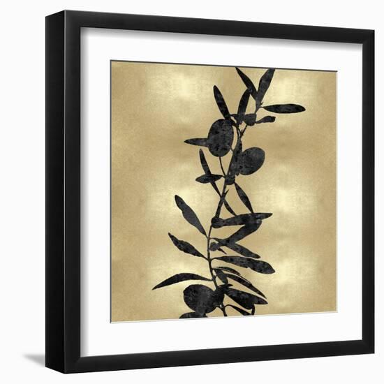 Nature Black on Gold IV-Danielle Carson-Framed Art Print