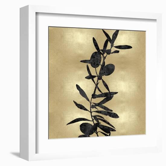 Nature Black on Gold IV-Danielle Carson-Framed Art Print