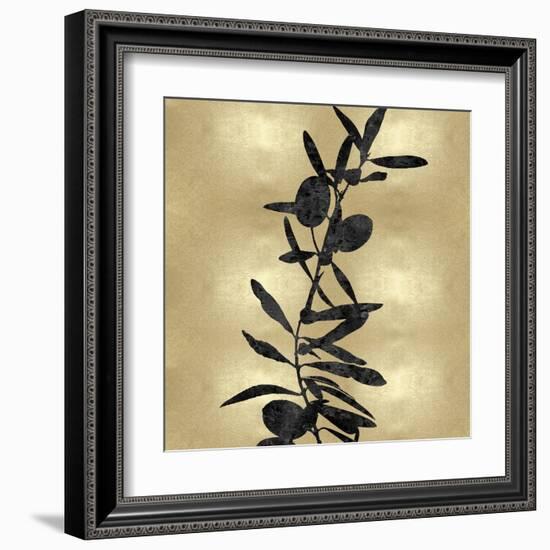 Nature Black on Gold IV-Danielle Carson-Framed Art Print