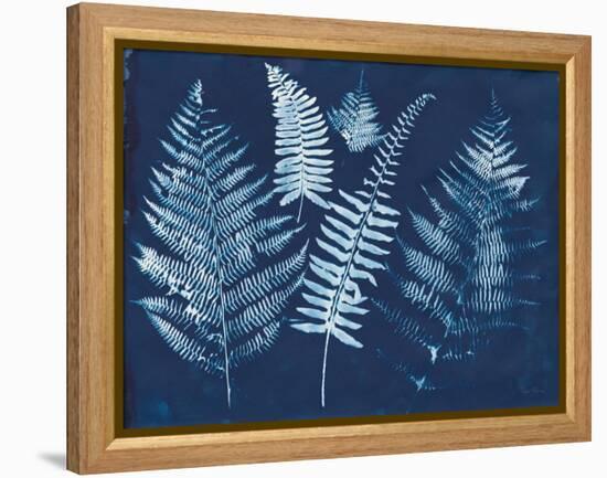 Nature By The Lake - Ferns I-Piper Rhue-Framed Stretched Canvas