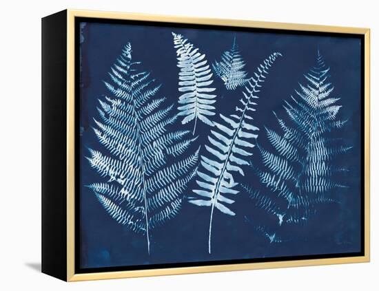 Nature By The Lake - Ferns I-Piper Rhue-Framed Stretched Canvas