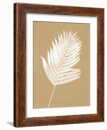 Nature by the Lake Ferns III Brown-Piper Rhue-Framed Art Print