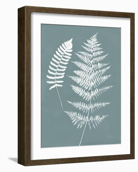 Nature by the Lake Ferns V Gray Mist Crop-Piper Rhue-Framed Art Print