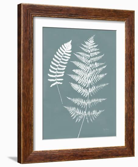 Nature by the Lake Ferns V Gray Mist Crop-Piper Rhue-Framed Art Print