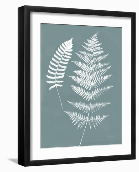 Nature by the Lake Ferns V Gray Mist Crop-Piper Rhue-Framed Art Print