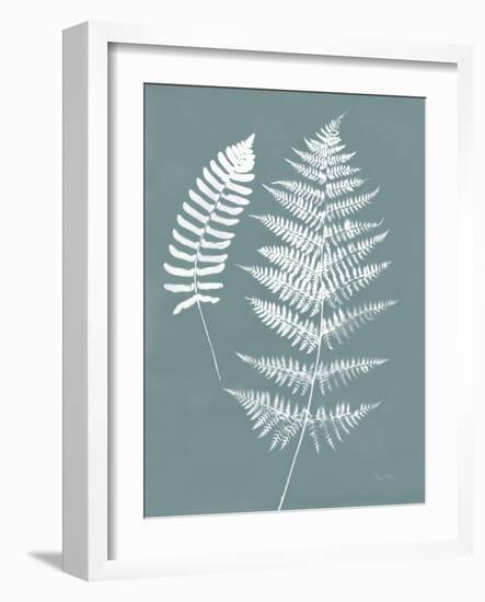Nature by the Lake Ferns V Gray Mist Crop-Piper Rhue-Framed Art Print