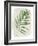 Nature By the Lake Frond II Cream-Piper Rhue-Framed Art Print