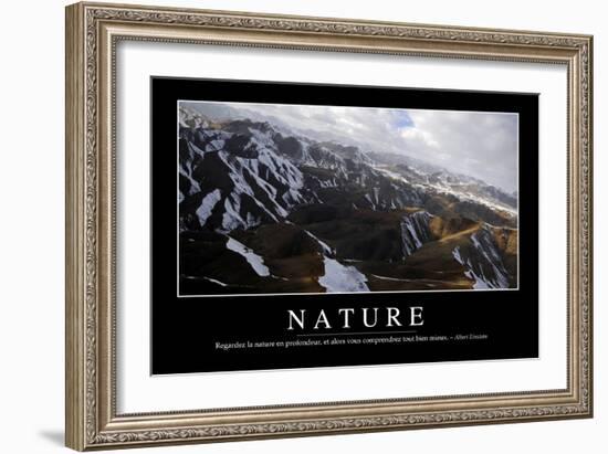 Nature: Citation Et Affiche D'Inspiration Et Motivation-null-Framed Photographic Print