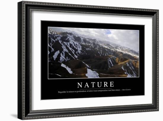 Nature: Citation Et Affiche D'Inspiration Et Motivation-null-Framed Photographic Print