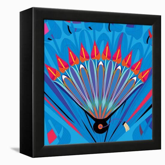 Nature Fan, Anturio Color-Belen Mena-Framed Premier Image Canvas