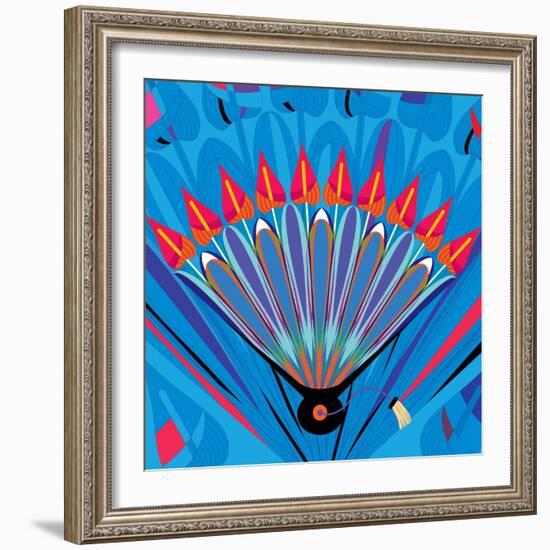 Nature Fan, Anturio Color-Belen Mena-Framed Giclee Print