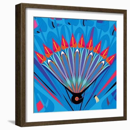 Nature Fan, Anturio Color-Belen Mena-Framed Giclee Print