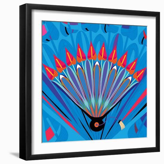 Nature Fan, Anturio Color-Belen Mena-Framed Giclee Print