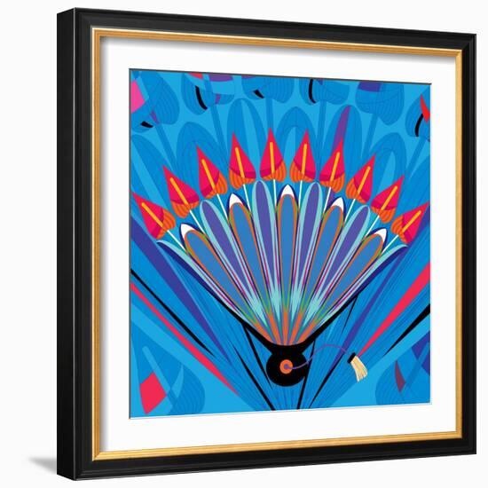 Nature Fan, Anturio Color-Belen Mena-Framed Giclee Print