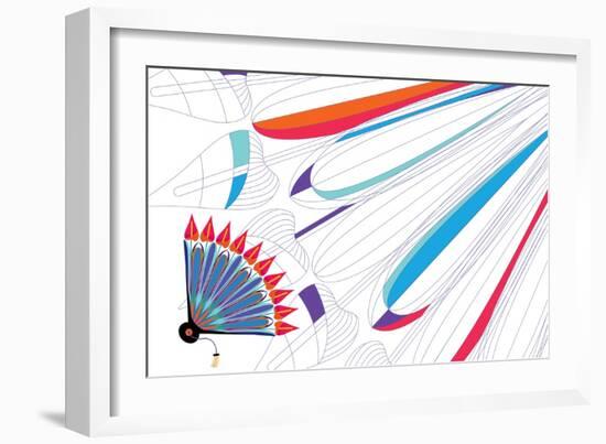 Nature Fan, Anturio-Belen Mena-Framed Giclee Print