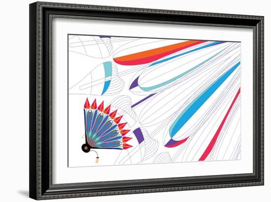 Nature Fan, Anturio-Belen Mena-Framed Giclee Print