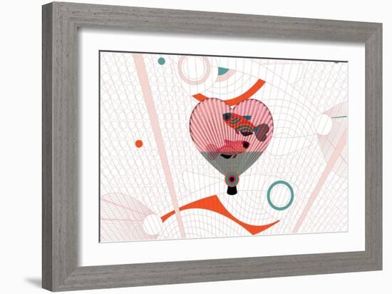 Nature Fan, Fish-Belen Mena-Framed Giclee Print