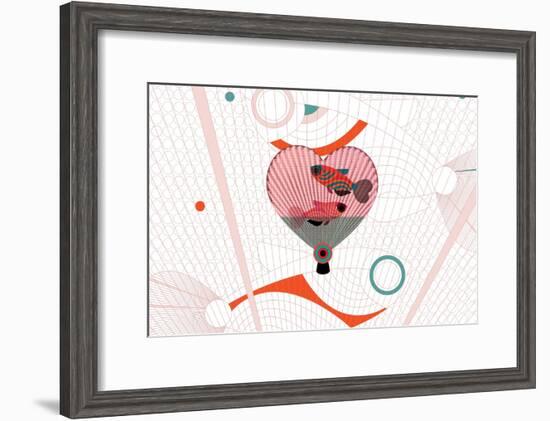 Nature Fan, Fish-Belen Mena-Framed Giclee Print