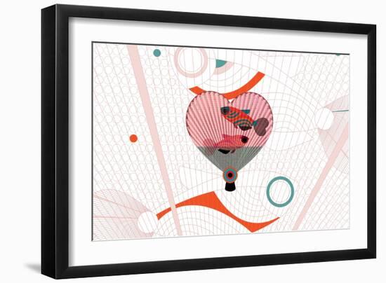 Nature Fan, Fish-Belen Mena-Framed Giclee Print