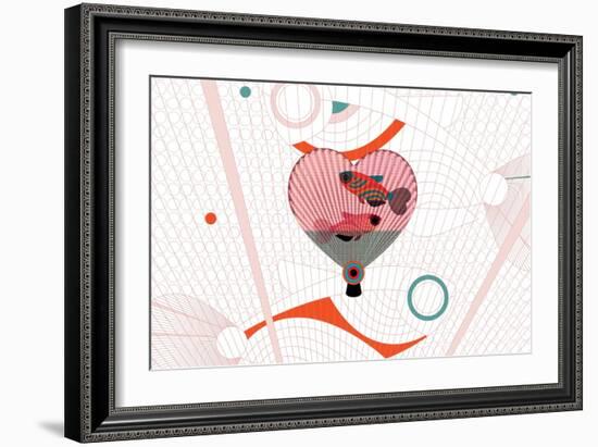 Nature Fan, Fish-Belen Mena-Framed Giclee Print