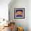 Nature Fan, Flower Purple Color-Belen Mena-Framed Giclee Print displayed on a wall