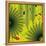 Nature Fan, Green Leaves Color-Belen Mena-Framed Premier Image Canvas