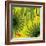 Nature Fan, Green Leaves Color-Belen Mena-Framed Giclee Print