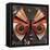 Nature Fan, Moth Color-Belen Mena-Framed Premier Image Canvas