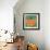 Nature Fan, Orange Color-Belen Mena-Framed Giclee Print displayed on a wall