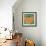 Nature Fan, Orange Color-Belen Mena-Framed Giclee Print displayed on a wall
