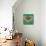 Nature Fan, Red And Green Color-Belen Mena-Mounted Giclee Print displayed on a wall