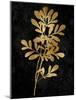 Nature Gold on Black II-Danielle Carson-Mounted Art Print