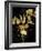 Nature Gold on Black III-Danielle Carson-Framed Art Print