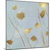 Nature Gold on Blue I-Danielle Carson-Mounted Art Print