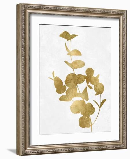 Nature Gold on White I-Danielle Carson-Framed Art Print