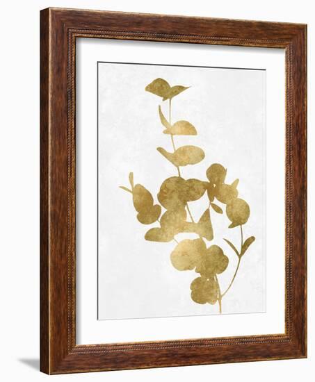 Nature Gold on White I-Danielle Carson-Framed Art Print