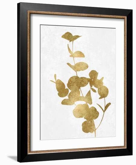 Nature Gold on White I-Danielle Carson-Framed Art Print