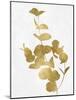 Nature Gold on White I-Danielle Carson-Mounted Art Print