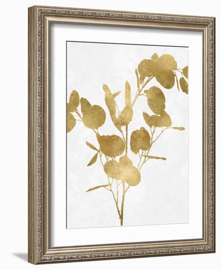 Nature Gold on White III-Danielle Carson-Framed Art Print