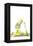 Nature Harmony Healthy Lifestyle Concept - Double Exposure Image of Woman Doing Yoga Asana King Pig-f9photos-Framed Premier Image Canvas