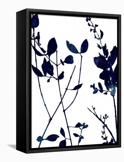 Nature Indigo Blue I-Danielle Carson-Framed Stretched Canvas