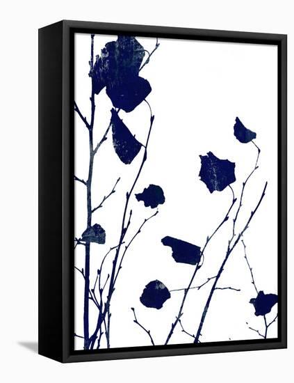 Nature Indigo Blue II-Danielle Carson-Framed Stretched Canvas