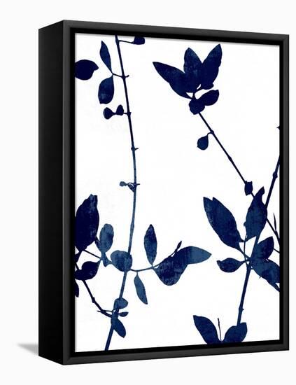 Nature Indigo Blue III-Danielle Carson-Framed Stretched Canvas